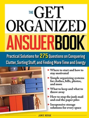 cover image of The Get Organized Answer Book